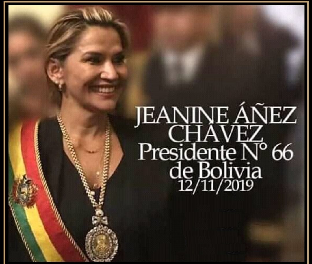 WalterG_Soy's tweet photo. La historia lo dice "Presidente de Bolivia" 12/11/2019
No fue golpe fue tremendo fraude de #EvoPedofilo
#LiberenAJeanine secuestrada política. https://t.co/Y3OA576HGh