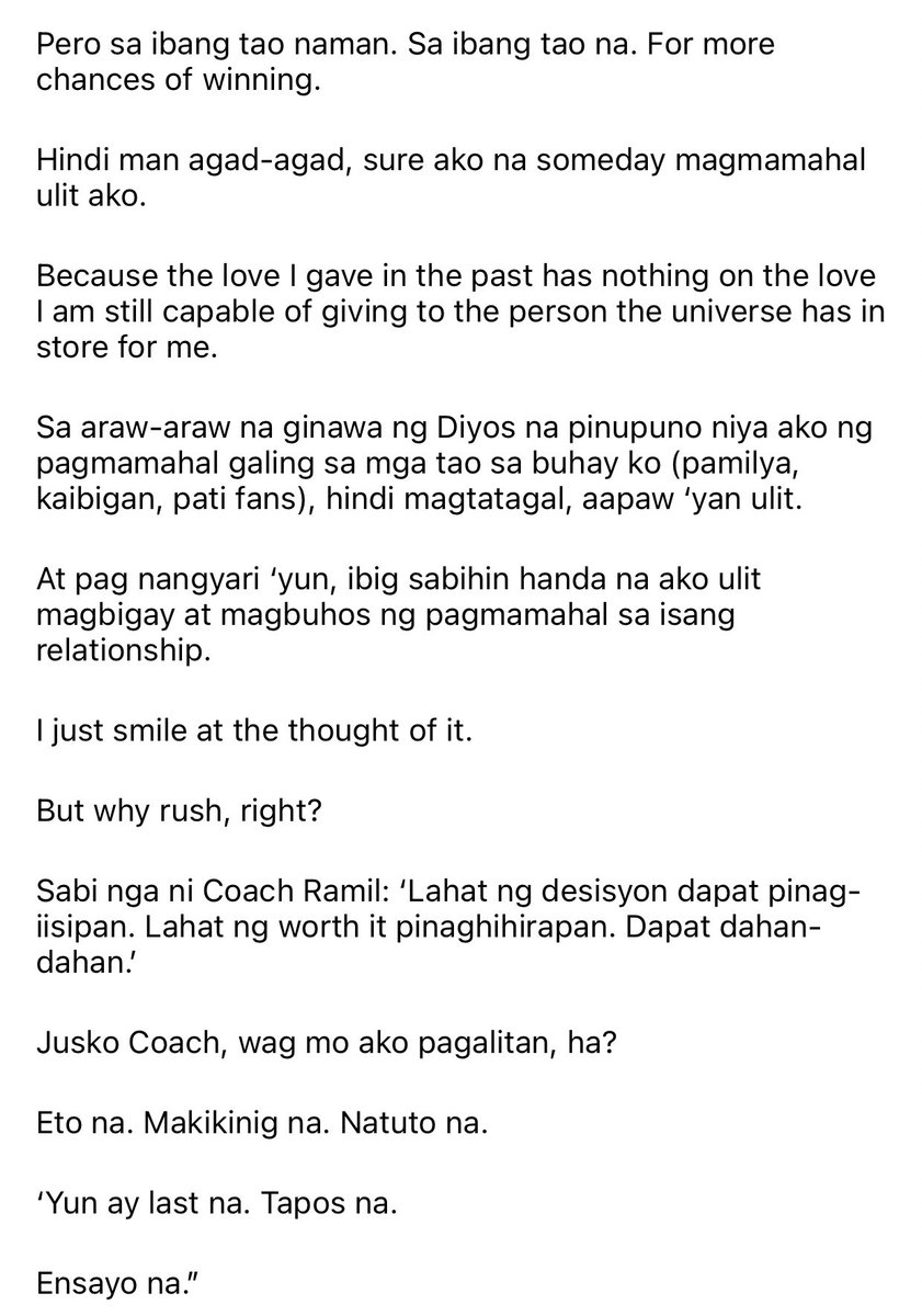theywritetoo's tweet photo. “Give kindness. And if you can’t, I encourage you to NOT hate. Just be indifferent.”

Now on her way to rediscovering life and love through different filters, @kimfajardo9 hopes for peace and kindness to and from everyone as she marches to new beginnings. #KAFontheywrite2 

4/4 https://t.co/1SVNt6iZjg