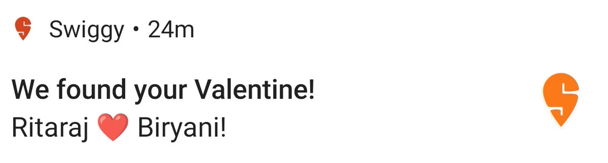 Thullu_Baba_'s tweet photo. @swiggy_in scamming everyone with the same Valentine!!
Aise kaise chalega @swiggy_in!! https://t.co/5Pxl6g2mN5