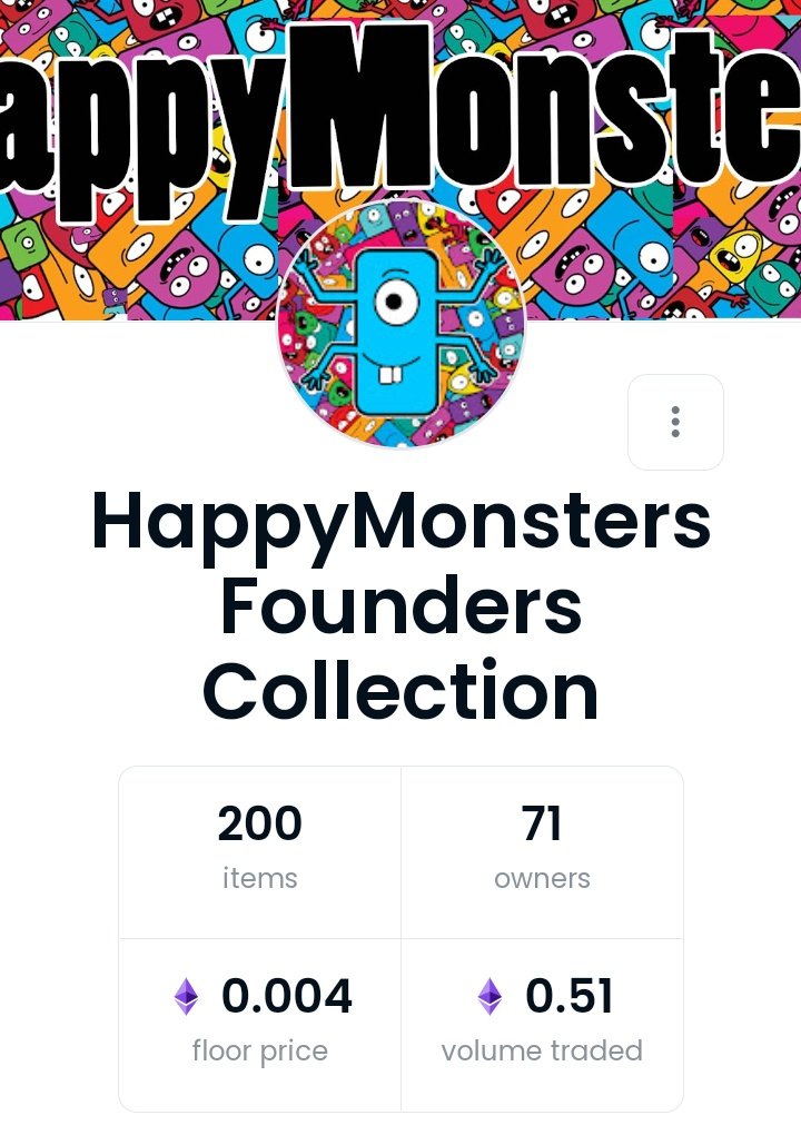 imahappymonster's tweet image. Good morning #HappyMonsters family it&apos;s Thursday and the weekend is almost here but don&apos;t wait for the weekend to grab one of our #HappyMonsters starting at 0.004 on the floor at opensea.io/collection/hap… (200 founders) opensea.io/collection/hap… (10k series) #NFTCommumity #NFTs #NFT