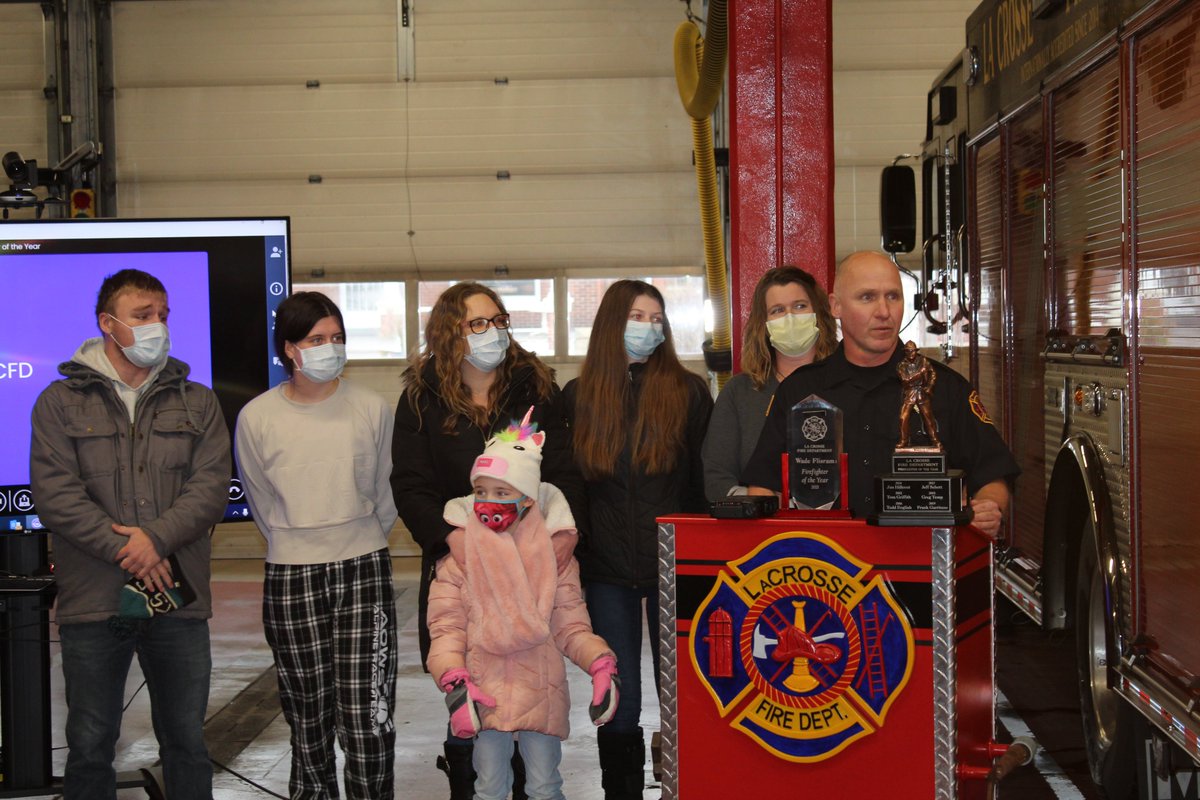 lacrossefire's tweet photo. Wade Flisram, LCFD's Firefighter of the Year. Way to go Wade! https://t.co/oFu7yqpp8J