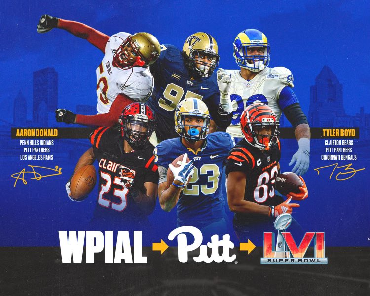 CoachDuzzPittFB's tweet photo. WPIAL ➡️ PITT ➡️ Super Bowl‼️

If you’re in Western PA and want to live out your NFL dreams, staying home 🏠 at PITT is your best chance at doing so, and quite frankly; there’s no close second. #H2P #ACCchamps #HometownHeroes @AaronDonald97 @boutdat_23 https://t.co/3n25c3AkWP