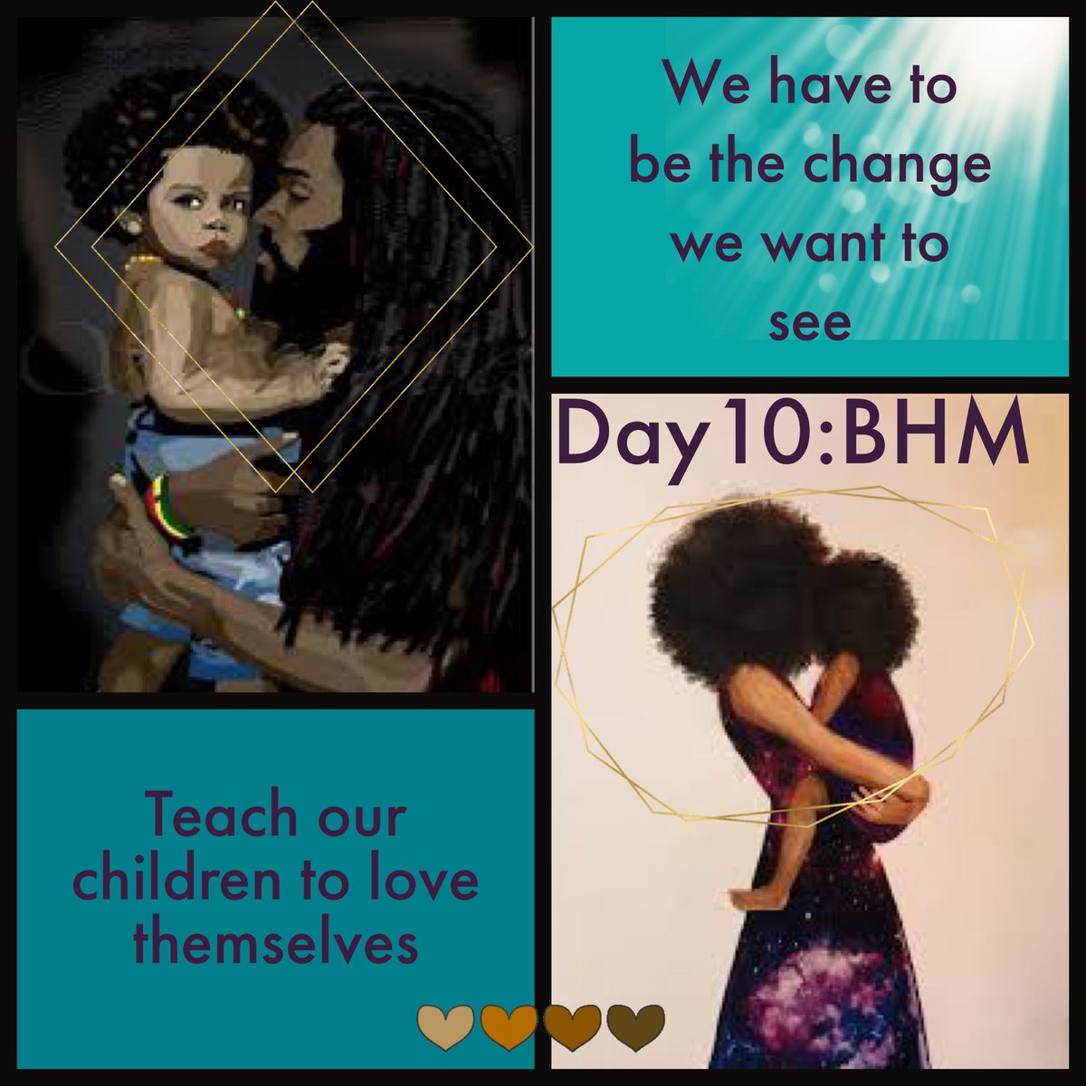 It’s our responsibility to teach our children to LOVE themselves. Teach them to be resilient, brave and fearless. My Black is Beautiful #BlackHistoryMonth