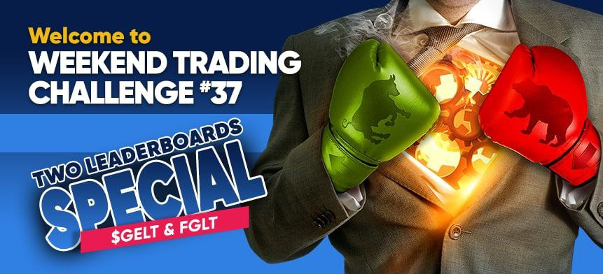 PlayTradeWinHQ's tweet photo. Hello fellow Galilions,🦁 

Play, Trade and Win some Cash this Weekend! 🤑 

It's $GELT &amp; FGLT Token Trading Special! 🤑

2 HYBRID LEADERBOARDS: Top 30 $GELT and Top 20 FGLT token traders battle it out for the ultimate price💰

15 Random RT's winners get $100 BNB Trade Bonus💵 https://t.co/G6g9uTA7l0