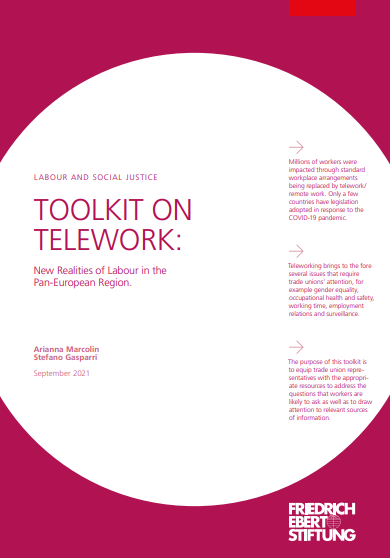 New Report on Telework❗️

This toolkit equips #TradeUnion representatives with the appropriate resources to address the questions that #workers are likely to ask on #telework 💻

Read the report here in 🇬🇧🇭🇷🇷🇺 bit.ly/3gyryua