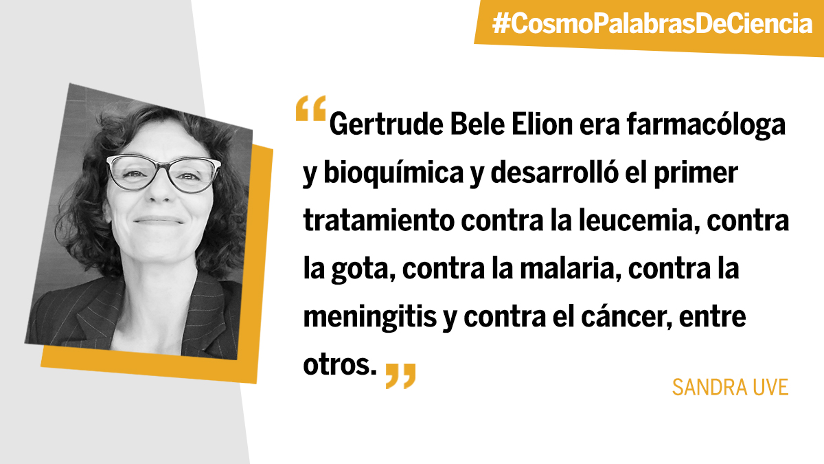 En su repaso por la vida y obra de algunas de las científicas más destacadas de la historia, @sandrauve y @mienfermerafavorita destacaron a una de las grandes desconocidas, Gertrude Belle Ellion. #PalabrasDeCiencia