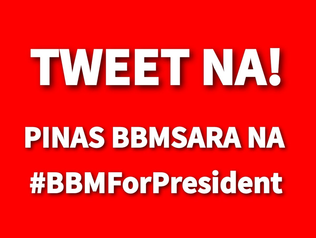 KimIndar's tweet photo. THIS IS IT! Nothing can stop @bongbongmarcos now! All roads lead to Malacañang!❤🇵🇭💚  
PINAS BBMSARA NA
#BBMForPresident https://t.co/KVQGgSEVdP