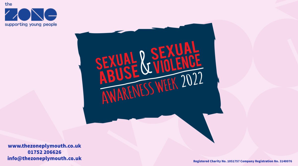 This week is Sexual Abuse and Sexual
Violence Awareness Week. We can support you if you are at risk of, or are the victim of sexual abuse and domestic abuse. #ItsNotOk #supportingyoungpeople #counselling #support