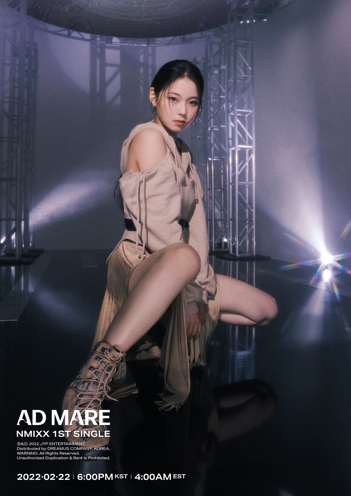 NMIXX ギュジン AD MARE play82 hello82 NMIXX Hello82 RARE Ad Mare LA FANSIGN Photocard POB Kyujin