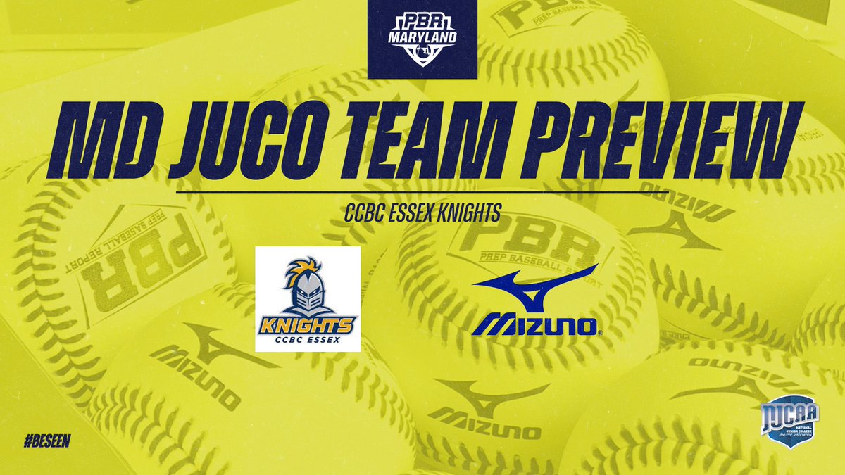 Prep Baseball Maryland (@prepbaseballmd) on Twitter photo ๐จ MD JUCO Team Preview ๐จ
๐ฅ CCBC Essex Knights
2022 season preview of <a href="/Essex_Baseball_/">CCBC_Essex_Knights_Baseball</a> led by Sean O'Connor.
Full Release ๐
๐: zcu.io/nDII
@PBR_JUCO <a href="/MarylandJuco/">Maryland JUCO Athletic Conference</a> ๐จ MD JUCO Team Preview ๐จ
๐ฅ CCBC Essex Knights
2022 season preview of <a href="/Essex_Baseball_/">CCBC_Essex_Knights_Baseball</a> led by Sean O'Connor.
Full Release ๐
๐: zcu.io/nDII
@PBR_JUCO <a href="/MarylandJuco/">Maryland JUCO Athletic Conference</a>