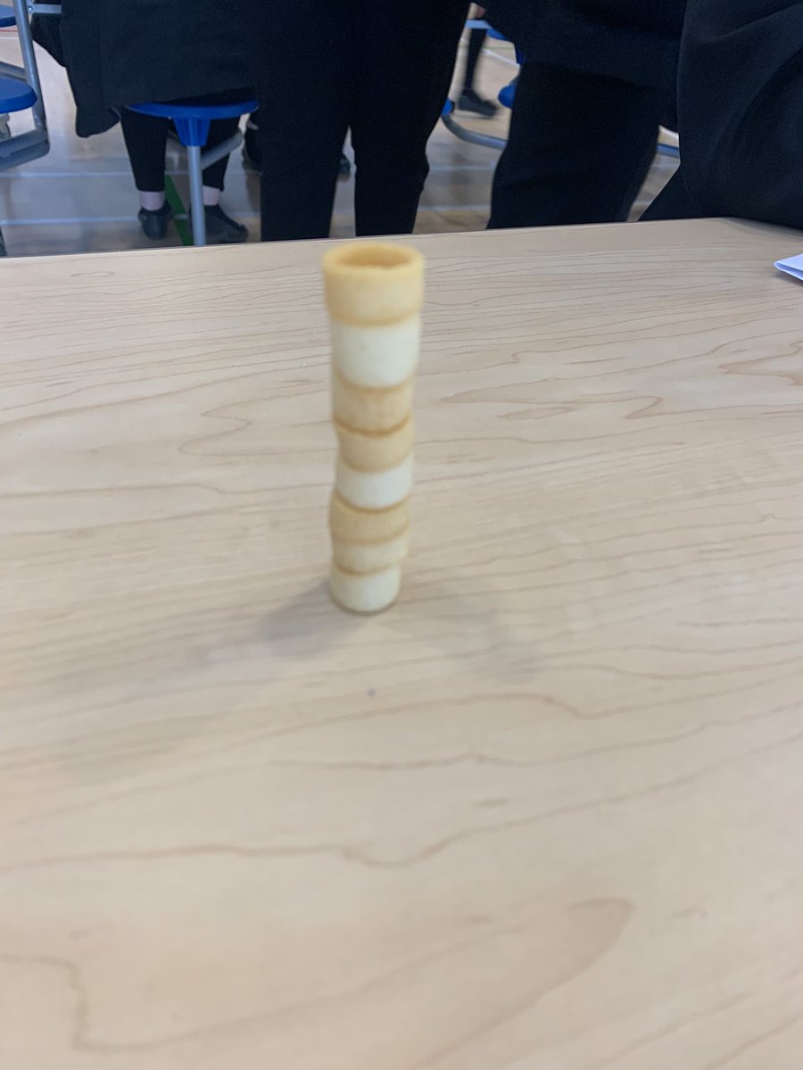 AtkoHistory's tweet photo. Todays form challenge was Hula Hoop towers. 30 seconds to build the tallest tower, whatever’s standing at the end is measured. A staggering 8.3 cm was the winner! #Y8 #FormChallenge https://t.co/8J71ybC171