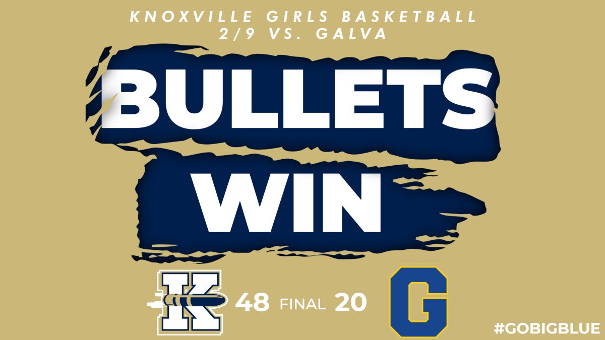 WeAreKnoxville's tweet image. Girls protect home court, hit the road tonight to face Elmwood.

#GoBigBlue #BlueBulletNation