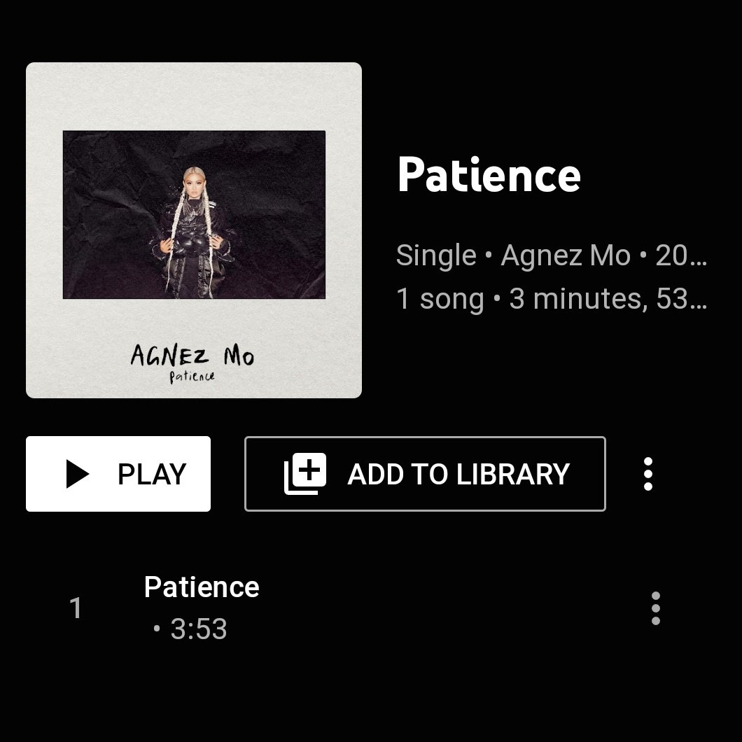 AgnezmoHugeFans's tweet photo. PATIENCE IS SOOO GOOD AND 💯 A VIBE!!! C'MON R&amp;B QUEEN @AGNEZMO 👏🏼

#AGNEZMOPatience https://t.co/XBcIcCZsjb