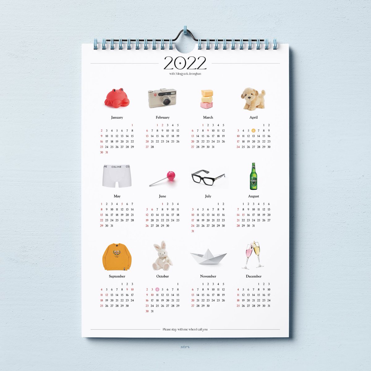 2022 #밍쫑 연력 ˙ᵕ˙

• 소장용 인쇄 가능 / 상업적 이용 불가능
• A3 기준으로 제작됨, 이외 사이즈로 인쇄하기 위한 크기수정 가능 
drive.google.com/drive/folders/…