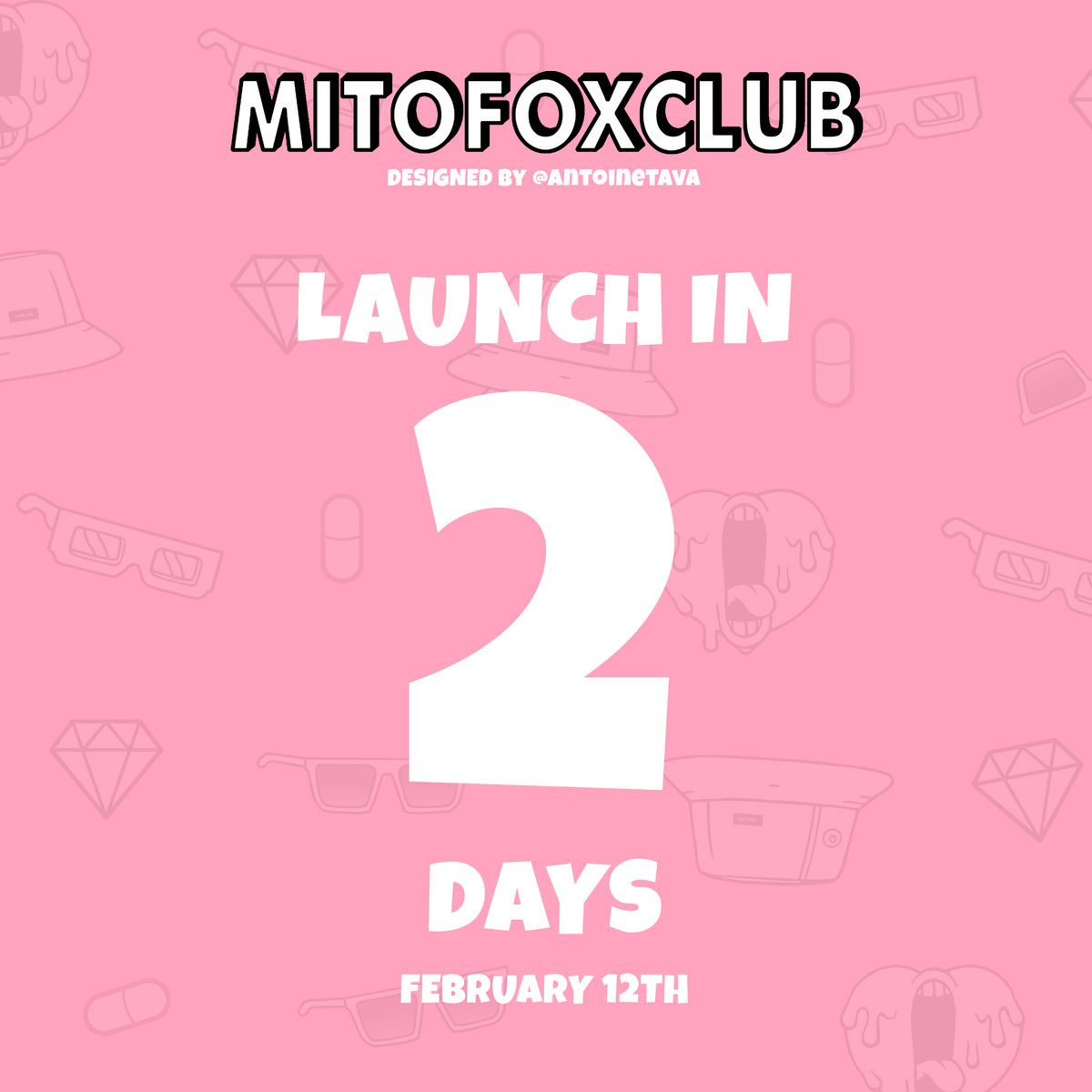 2️⃣DAYS AWAY 🚀🔥🦊 LFG!
<a href="/AntoineTava/">Antoine Tava</a> 

#cryptoart #ethereum #crypto #nft #nftart #nfts #nftcommunity #nftcollector #nftcollection #nftartist #nftcollectors #cryptoartist #digitalart #art #popart