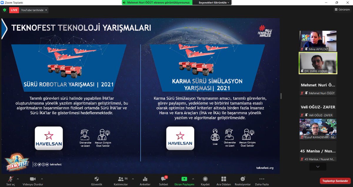 2022 Teknofest Bilgi Paylaşım Toplantıları’nın ilk bölümünü <a href="/ZaferKATR33/">T.C. Zafer Kalkınma Ajansı</a> Genel Sekreteri Sayın <a href="/VELIOGUZ/">Veli Oğuz</a>’un katılımı ve <a href="/bayaredutr/">X</a> hocalarımız <a href="/mehmetnuriogut/">〽️ehmet Nuri Öğüt 🇹🇷</a> ve <a href="/emreuygurfenci/">Emre Uygur</a> paylaşımları ile tamamladık.Emeği geçenlere teşekkür ederiz.

<a href="/Mgencay4245/">Metin GENÇAY</a> <a href="/kodlagari/">KodlaGari</a> <a href="/refikacikel/">Refik Açıkel</a>