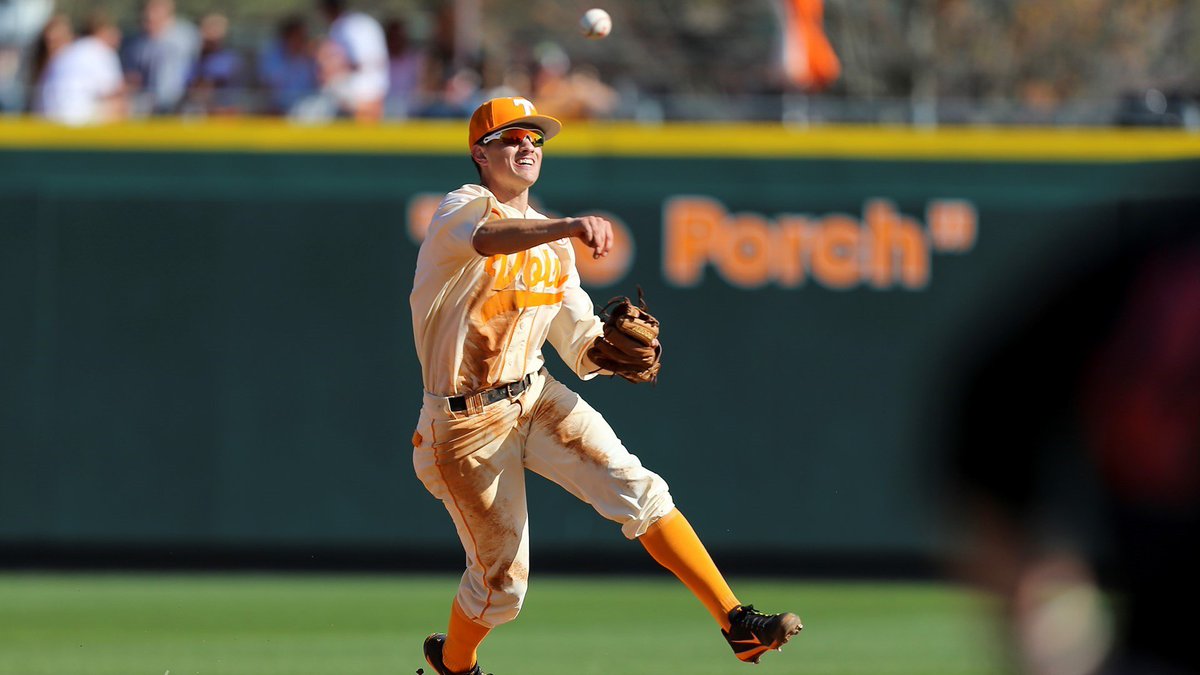 DiamondVols's tweet photo. #8Days

On April 1, 2016, Jordan Rodgers had 8 RBI’s and became the third Volunteer in history to hit for the cycle. A year later, Rodgers broke out for a first team All-SEC selection with a team best .322 avg, 39 runs, 9 HRs, &amp; 35 RBIs https://t.co/FsGl2lBVlh