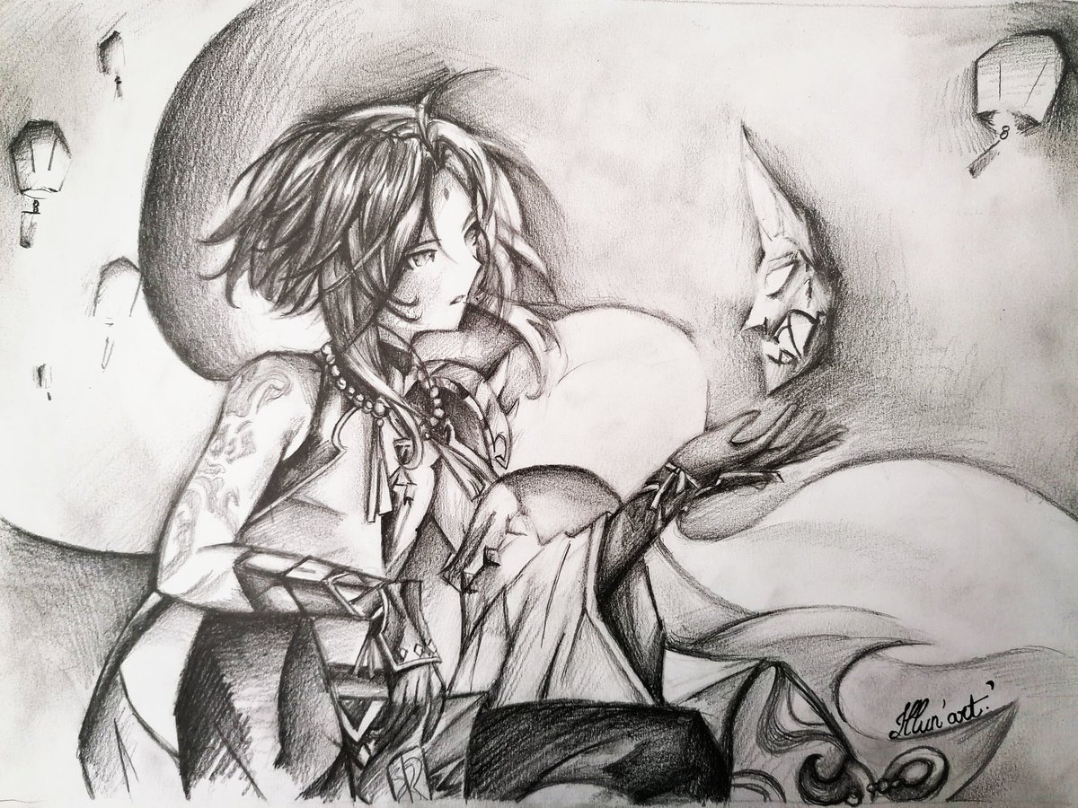 art_scen's tweet photo. Hello ✨
Xiao de Genshin impact fini!
Crayon format A3. 
Hésitez pas à liker et partager !

Belle fin de semaine 👹
#GenshinImpact #art #ArtistOnTwitter #fanart #xiao #artwork https://t.co/WlvwQ3UxiO