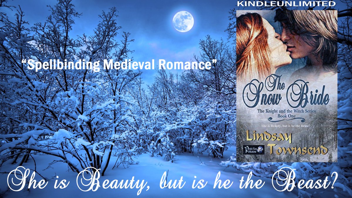 #ValentinesDay The Snow Bride  amazon.com/dp/B07VSHHX4N/ <a href="/amazon/">Amazon</a>
Her sister &amp; other brides kidnapped by a monster, desperate witch Elfrida offers herself as bridal bait. She is snatched by a warrior with fearful scars. Is he the beast? #HistoricalRomance #KU #RomanceSG #FREEReadKU