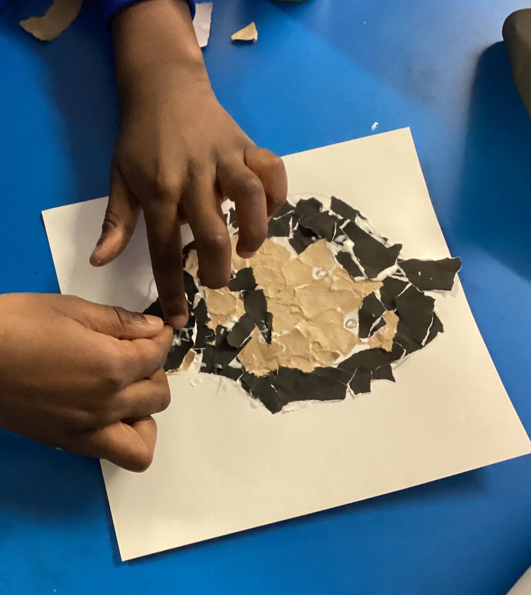 RavensdalePS's tweet photo. As part of our learning about the Iron Age, we have been studying the Lindow Man. Using archaeologists research, we have created collages of what we believe he may have looked like! Here are some ‘almost there’ examples. We look forward to putting them on display! #RPSY3 https://t.co/AI1aT9Rwda