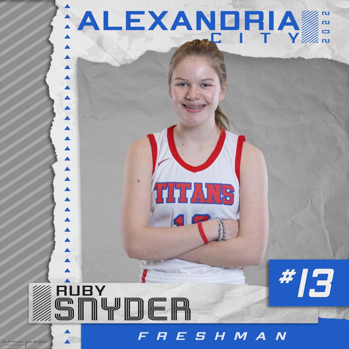 ACTitansGBball's tweet photo. (1/2)
 
MEET THE PLAYERS!
 
Ruby Snyder, an eighth-grader, plays forward for the Freshman AC Titans Basketball Team. This is Ruby’s first time playing for the Titans. Her most listened to musical artist is Taylor Swift. After high school, Ruby wants to go to Clemson University… https://t.co/wFLPjFrMET