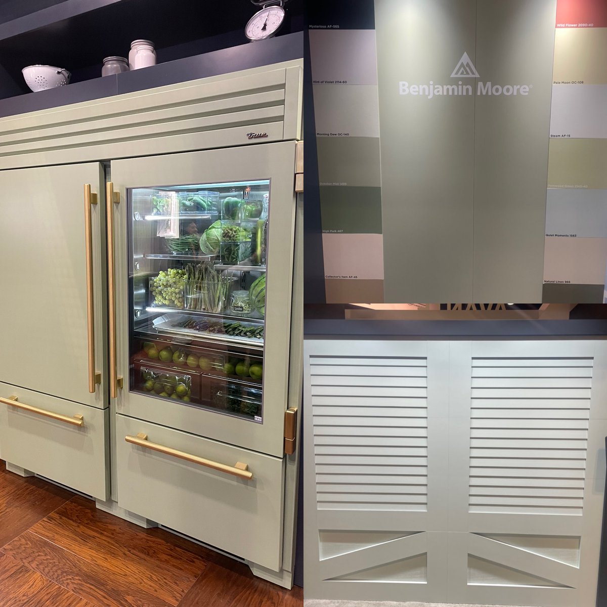 dandiclerico's tweet image. Little question as to what the color of #KBIS2020 is. Did I mention that our pandemic puppy is called Sage? She’s very on point!