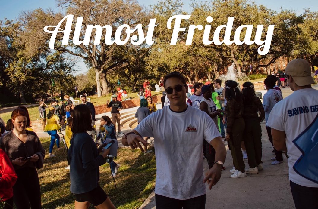 Triniteers's tweet photo. Almost Friday Bid Day Edition. SEE YALL TOMORROW GENTLEMEN! #TEERPRIDE https://t.co/0BVqP7anHG
