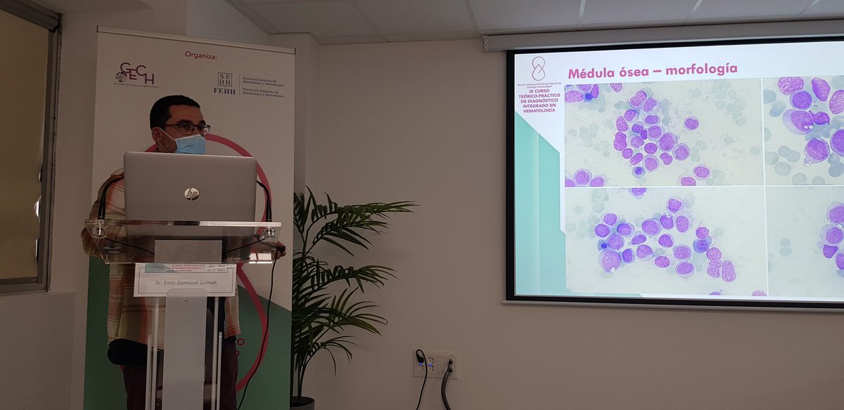 GHematologica's tweet photo. Empezamos con la 1ra sesión de casos clínicos en la Reunion interanual del #GECH! https://t.co/O1VlNhIXvF