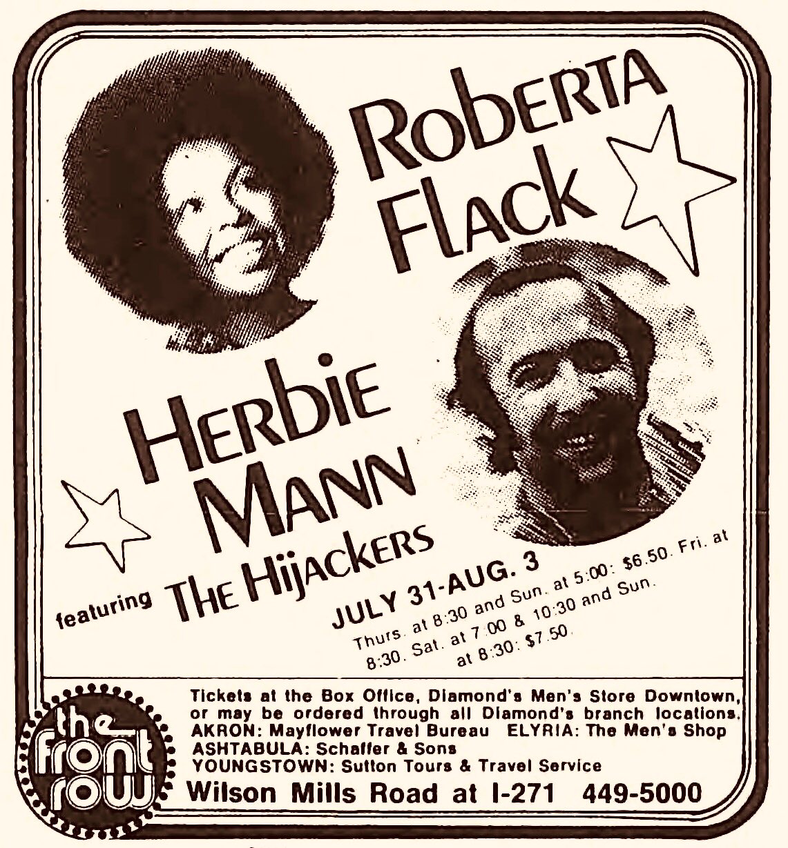 Happy 85th birthday to the magnificent, Roberta Flack! 

Photo Ad from Cleveland Scene July 1975 