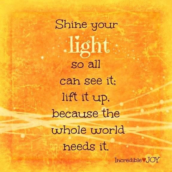 Shine On!
Shine Bright!
Be You!
Your Light Heals Others Too!
Shine On!

Blessings, Light, and Love, Rena ❤️🙏🏼