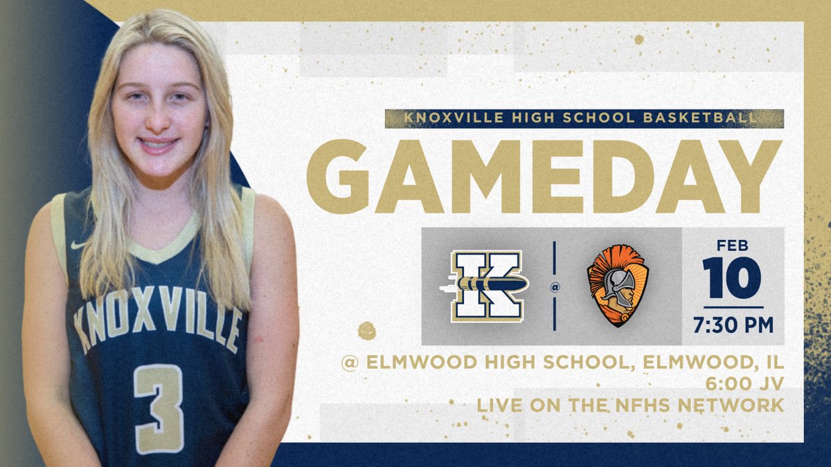WeAreKnoxville's tweet image. Jax Hershkowitz and the Lady Bullets hit the road to take on the Trojans of  Elmwood tonight.  Live on the @NFHSNetwork.

#GoBigBlue #BlueBulletNation