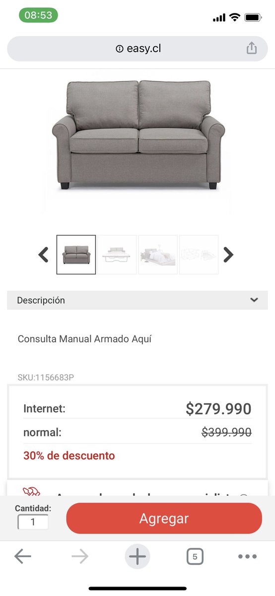 thircy's tweet photo. @easytienda tiene un precio y cuando vas a comprar no lo respetan… https://t.co/ZkHweRBhwW