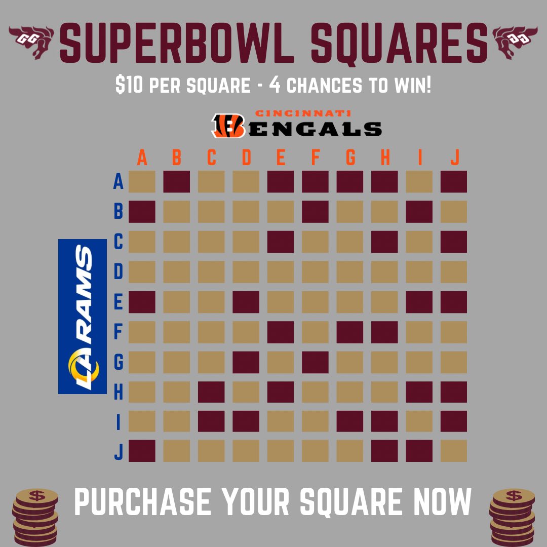 Win big on Sunday 🤝👀

No matter who wins the title, you could walk away from it with some extra cash🤑  

$10 will get you 4 chances to win ‼️

DM us to purchase squares while supplies last!