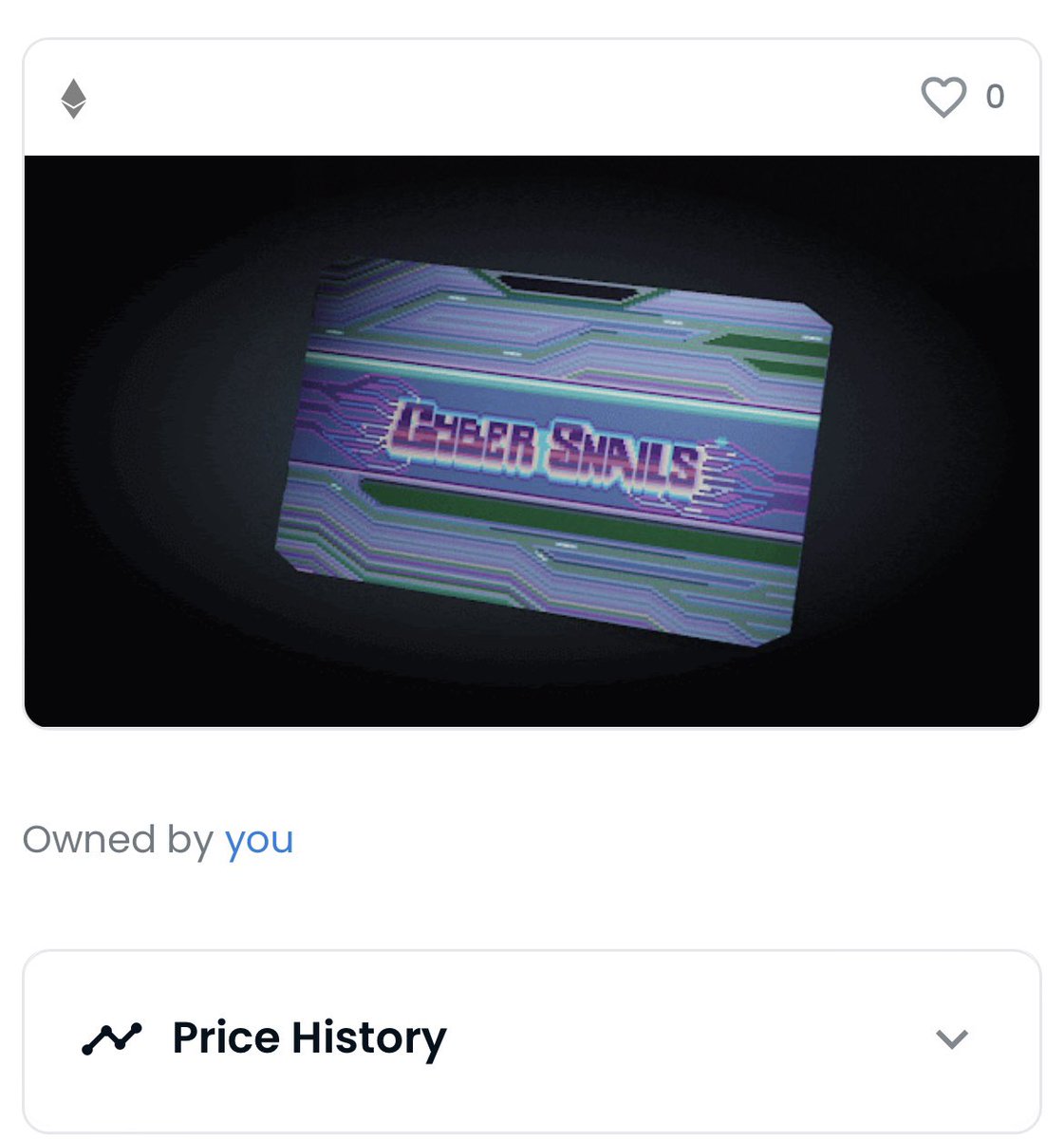 0xV0x's tweet image. 🎉🎉 Received this @CyberSnailsNFT as a giveaway prize from the @Stacked_Toadz team! Now I’ve the best of two alpha groups 😎

#toadhalla