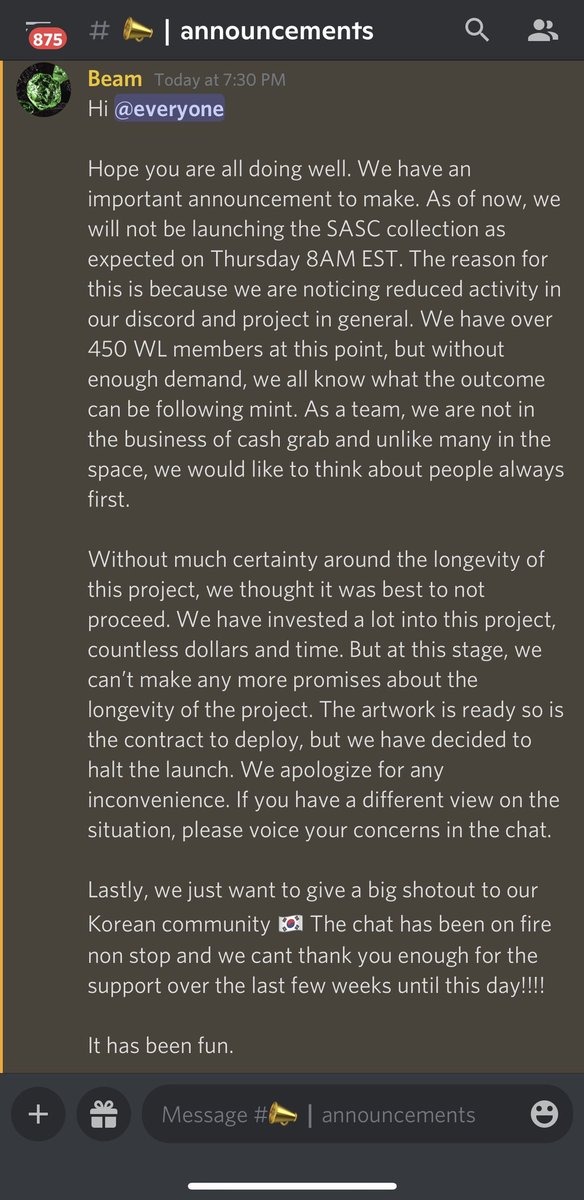 For those that missed the announcement ❤️

Thank you SASC Fam!