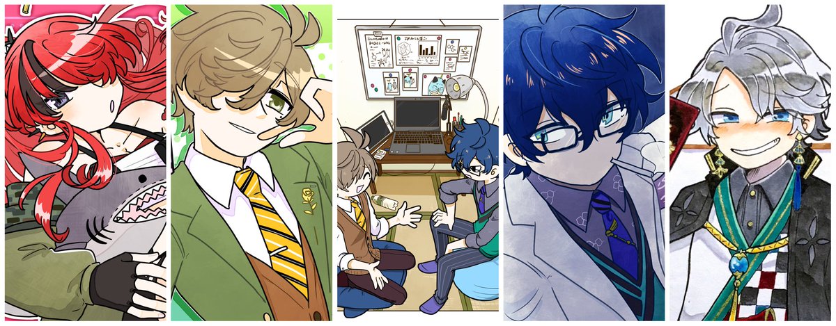 エデン組で沼った新参者です 2次創作漫画を中心に色々描いてます
🥼🌱😺🍵🗝💸🌞🦊✌️推し、エデン組/咎人/ろふまお好き
8割ぷよクエの雑多垢ですが、それでもよければ沢山語ったり交流したりしたいです…!よろしくお願いします🙌
#にじさんじ絵描きさんと繋がりたい
#にじさんじ好きと繋がりたい