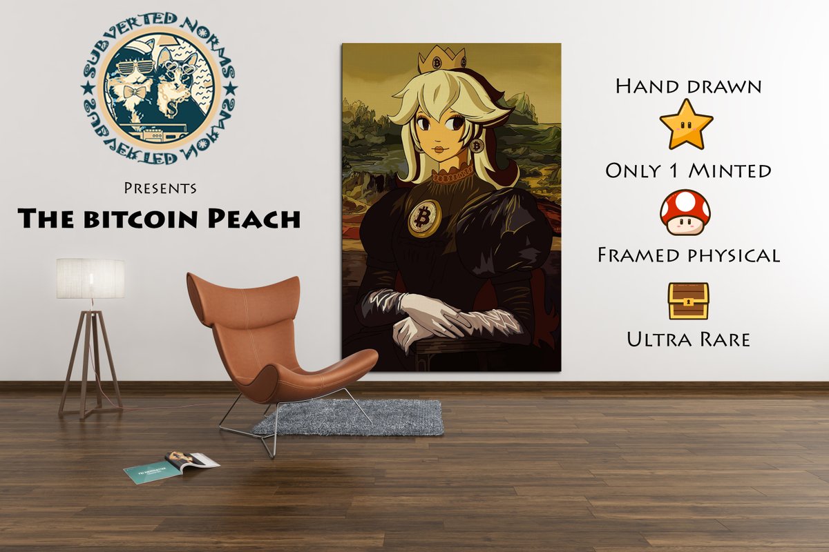 SubvertedN's tweet photo. Check out the #SubvertedNorms #Bitcoin #PrincessPeach π #NFT
βͺ Hand Drawn -π¨
βͺ Ultra Rare - π
βͺ Includes Framed Physical - πΌοΈ
https://t.co/qkzBaWmkVc https://t.co/P00RzsI2dn