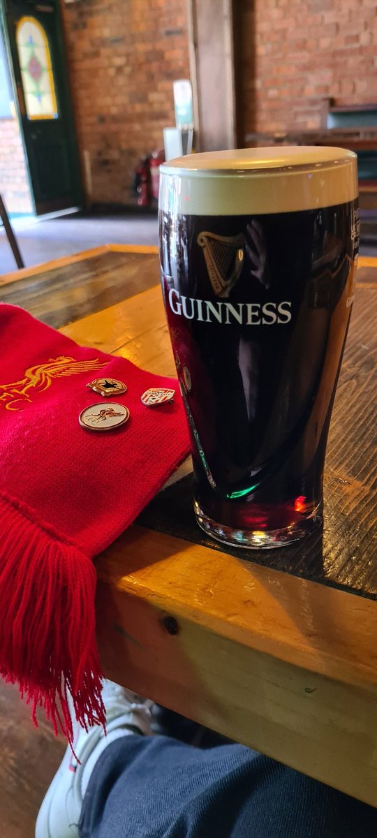 Matchday and £3 pints of stout 😋