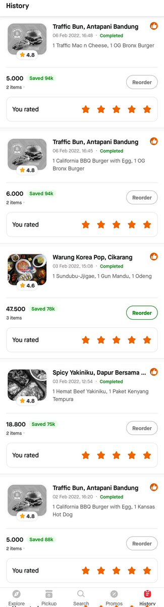 fortanone's tweet photo. @gofoodindonesia Ini minnn, saving buanyak banget selama 3 minggu terakhir, rejeki lagi nungguin keluarga di rumah sakit, tiap hari hampir sama makannya 😂
#CepetanGoFood https://t.co/WVWxaFHxFi