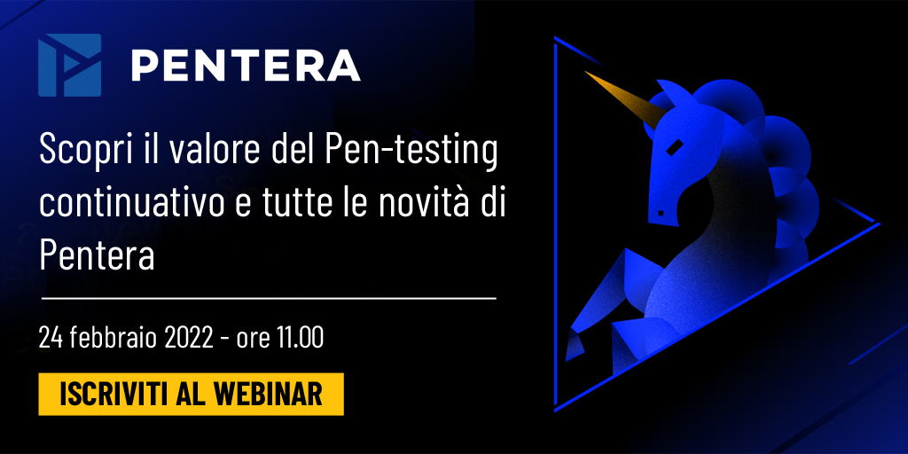 Scopri il valore del Pen-testing continuativo e tutte le novità di #Pentera, iscriviti al webinar 24 Febbraio ore 11:00
okt.to/pvgPfA