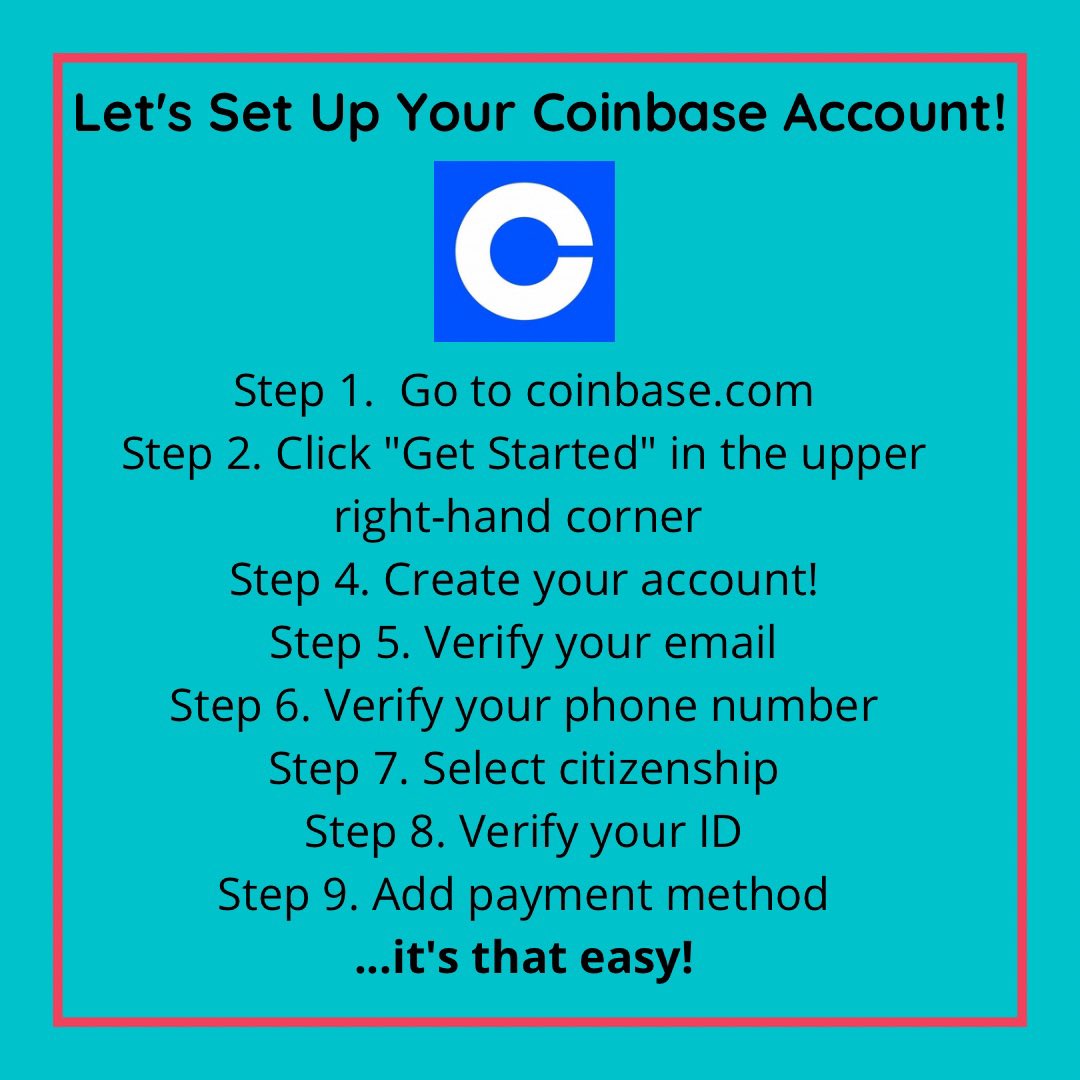 Let’s get your Coinbase account set up with the help of these basic steps… 
To learn about other Crypto exchanges check out this article 
forbes.com/advisor/invest…

* this is not investment advice, please do your own research! #cryptocurrency #nft