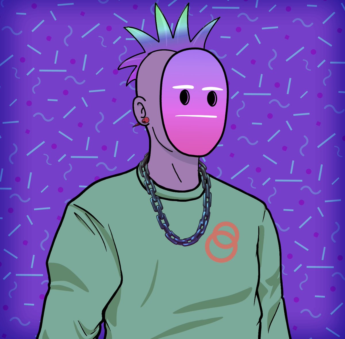 Boyz2Dead's tweet photo. How many people actually put on a different face for the rest of the world despite feeling otherwise?

#nft #nftart #nftcommunity #nftcollector https://t.co/o5xXIQ9iSR