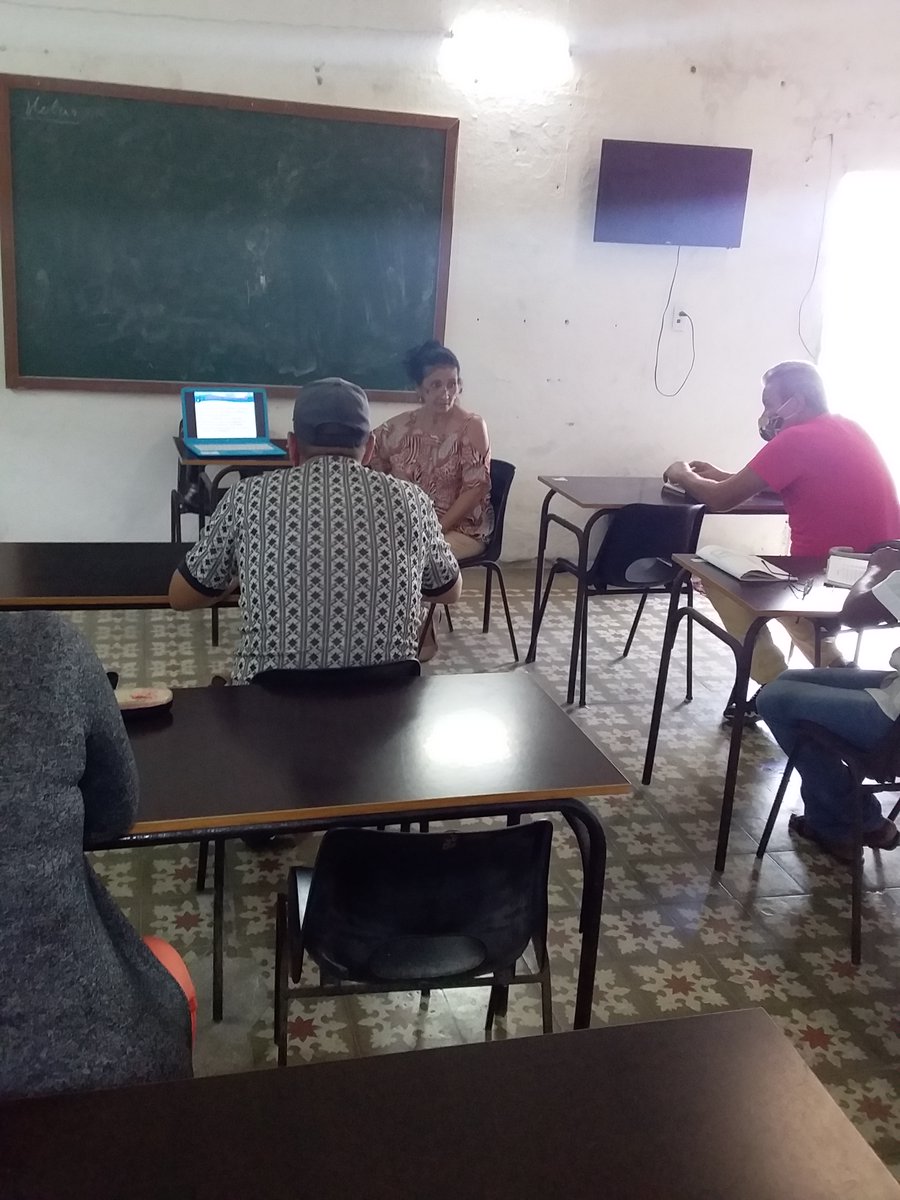 Participación del Centro Universitario Municipal de Remedios, junto a la  Vicepresidenta de la Asamblea del Poder Popular, en la capacitación sobre Trabajo Comunitario Integrado,  que se desarrolla en los Consejos Populares del territorio.
