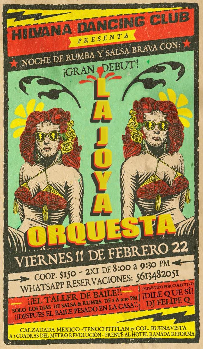 AmericaSalsaMx's tweet photo. #somosmásquesalsa
#SoyAméricaSalsa
#SeguimosMarcandoElRitmo
#muchasalsa
 ¡Noche de Rumba y Salsa Brava! https://t.co/Il4GdUomFh