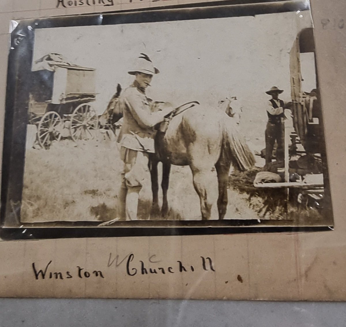 katieculture's tweet photo. A brilliant morning for the team from #Chartwell and #QuebecHouse at @NAM_London. Huge thanks to @glynprysor and the team for being so generous with your time.
Particular treats included seeing the #ChargeOfTheLightBrigade order and a rare archive photo of a young #Churchill. https://t.co/pR5CAsmHB9