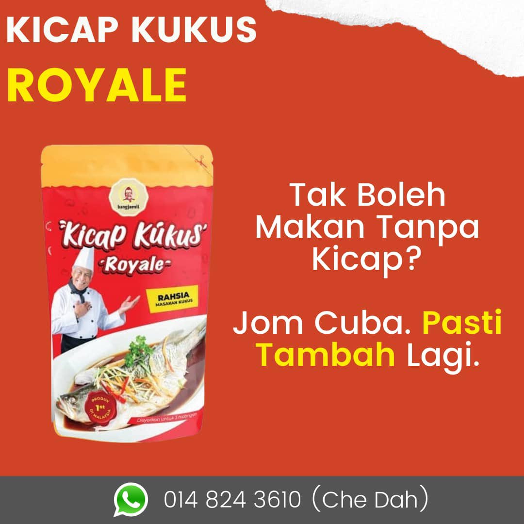 Pelaaangi's tweet photo. Korang dah try kicap viral ni? Kicap kukus pertama di Malaysia.

Senang je. Kukus dan terus makan je. Order Kicap Kukus Royale di sini: https://t.co/bFYRvP3AxJ https://t.co/NQqc44MKDQ