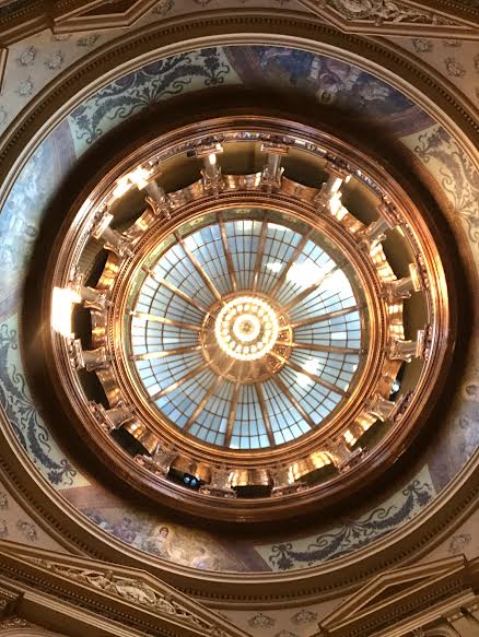 The Kansas State Capitol is a beautiful, historic place. Today JAG-K will bring hundreds of students to visit, most of whom have never been here before. What a great learning experience. #ksleg #JAGKDayatCapitol22
