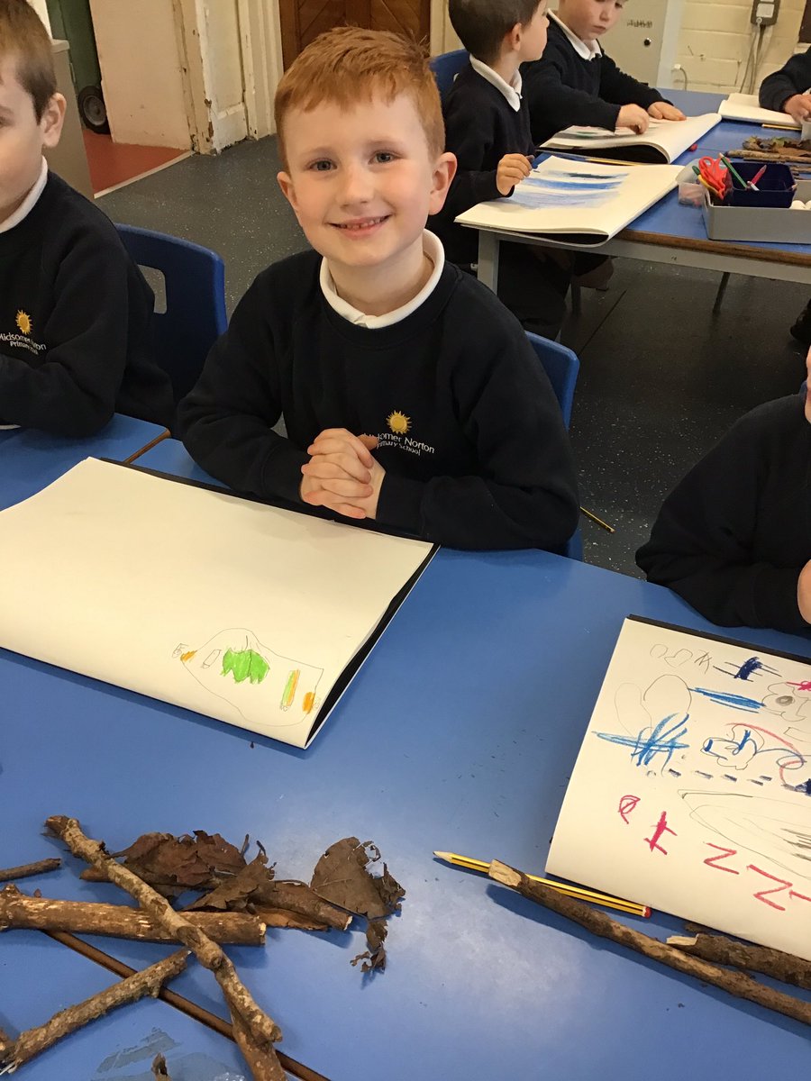 MSNPrimary's tweet photo. Venus Class have been developing their still life drawing skills with found materials from outside and then using their mark making skills in the style of Paul Cézanne #artist #primaryart #midsomernortonprimary #msnprimary #paulcezanne https://t.co/oGrkjE0iI1