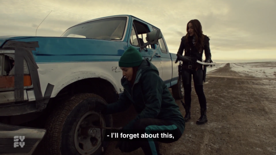FightForWynonna's tweet photo. Fanfic Prompt:✍️✍️✍️

Wynonna's Truck breaks down and instead of calling her sister, she calls her Best Ginger Bitch for help... hilarity ensues...
#WynonnaEarp #BringWynonnaHome

#fanfiction #fanficprompt https://t.co/lVLOFzUoLz