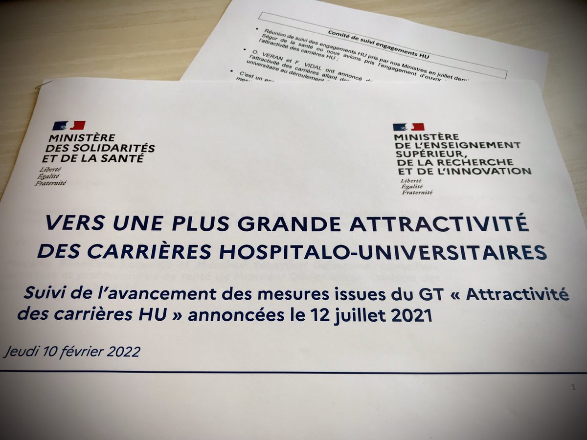 Sebastien Delescluse (@seb_delescluse) on Twitter photo Réunion de suivi des engagements pour améliorer l’#attractivité hospitalo-universitaire avec l’ensemble des acteurs autour des 24 mesures annoncés en juillet 2021 ! Un engagement du <a href="/gouvernementFR/">Gouvernement</a> de plus de 40M€ et un soutien important aux créations de postes #HU Réunion de suivi des engagements pour améliorer l’#attractivité hospitalo-universitaire avec l’ensemble des acteurs autour des 24 mesures annoncés en juillet 2021 ! Un engagement du <a href="/gouvernementFR/">Gouvernement</a> de plus de 40M€ et un soutien important aux créations de postes #HU